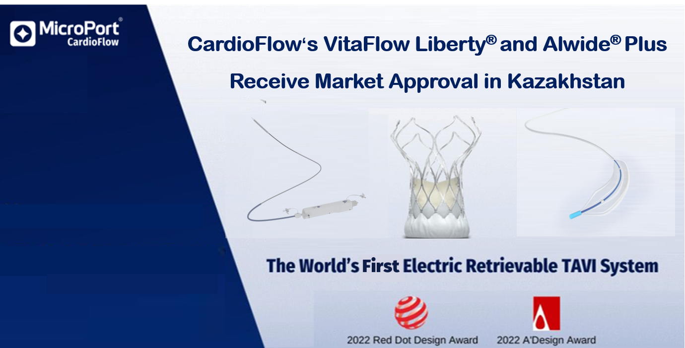 MicroPort CardioFlow's VitaFlow Liberty<sup>®</sup> and Alwide<sup>®</sup> Plus Approved for Market Launch in Ecuador