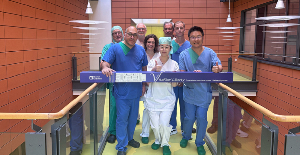 MicroPort CardioFlow Announces First VitaFlow Liberty<sup>™</sup> TAVI Procedures in Germany, Expanding European Commercial Momentum
